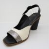 Sandalo donna pelle LILIMILL 6823 latte