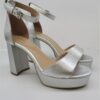 Sandalo pelle donna Apepazza Alison Argento