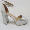 Sandalo pelle donna Apepazza Alison Argento
