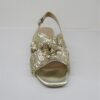 Sandalo pelle donna Apepazza Cloe Platino