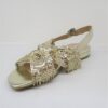 Sandalo pelle donna Apepazza Cloe Platino