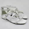Sandalo pelle donna Apepazza Poppy Bianco