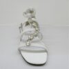 Sandalo pelle donna Apepazza Poppy Bianco