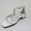 Sandalo pelle donna Apepazza Poppy Bianco