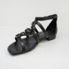 Sandalo pelle donna Apepazza Poppy Nero