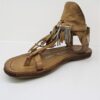 SANDALO PELLE DONNA AS98 534010 Cuoio